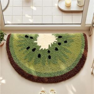 Tapis bain kiwi absorbant