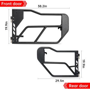 Portes tubulaires miroir Jeep Wrangler JL JLU Gladiator JT 4x4