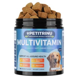 PETITRINU Multivitamine chien 120 gommes poulet