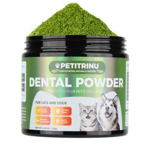 PETITRINU poudre dentaire naturelle chat/chien 150g