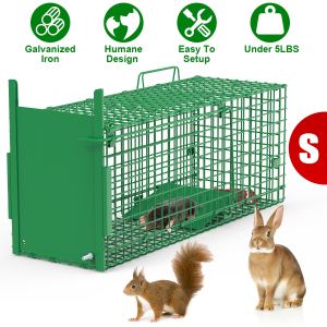 Piège cage humain galvanisé 26"-40" vert