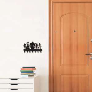 Ensemble crochets mur sirène décor cuisine métal