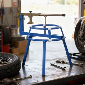 Support changement pneu moto acier 16-24po réglable