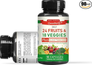 Capsules OmniNrf2 Postbiotique fruits légumes