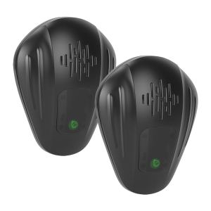 2 Pack Répulsif ultrasonique antiparasitaire prise murale