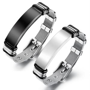 Bracelet Acier Titane Ajustable Premium