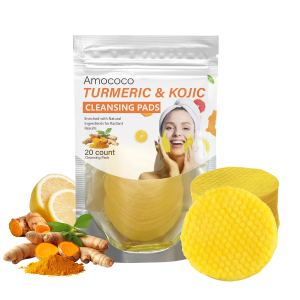 Lingettes nettoyantes Amococo curcuma acide kojique