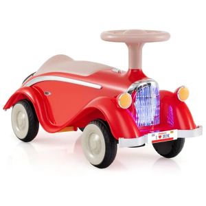 Voiture glissoire enfants rouge 19-36 mois, lumières LED klaxon