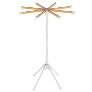 Support séchage vêtements bambou pliant 40 crochets