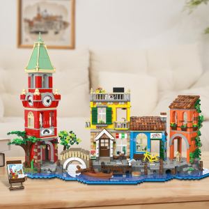 Set Venise rue principale 2155 pièces maisons lumière