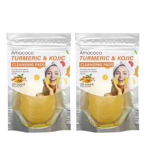 Amococo Tampons Nettoyants Curcuma Kojic