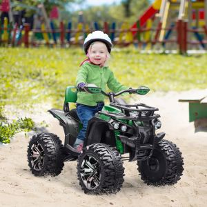 VTT 12V Enfants 37-60 Mois Musique Phares Vert