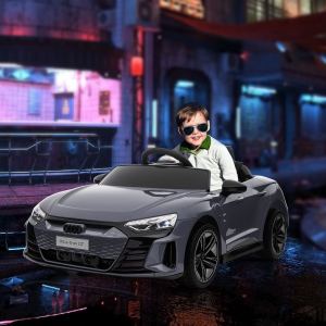 Audi RS E-tron GT 12V Enfants Gris Télécommande