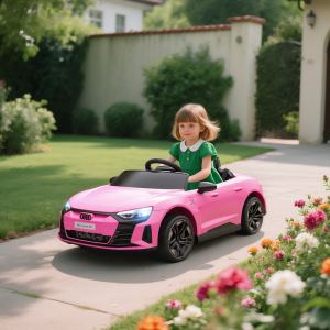 Audi RS e-tron GT 12V voiture enfant télécommande rose