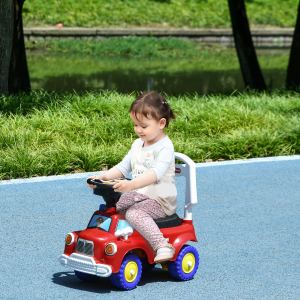 Camion Pompiers Jouet Musique et Rangement 18-36 Mois