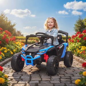 VTT électrique 12V enfants 3-5 ans, suspension arrière, télécommande
