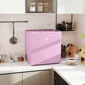 Congélateur comptoir 1,1 pi³ rose étagères