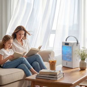 Climatiseur portable 4-en-1 refroidisseur 4 vitesses LED RGB 7