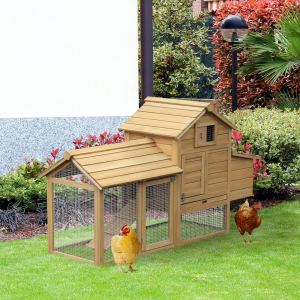 Poulailler bois 59" 2 portes extérieur avec plateau