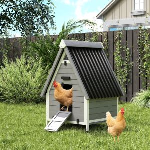Poulailler 2 poules bois nid amovible barre perchoir