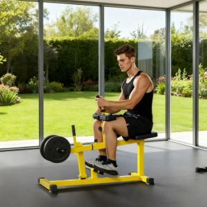 Équipement gym jaune maison