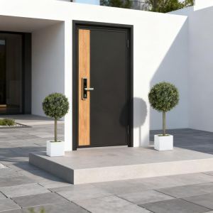 2 plantes artificielles boules buis topaire