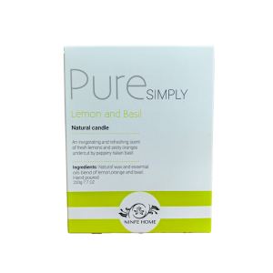 Bougie cire soja Bergamote Lavande Basilic Patchouli