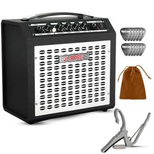 Ampli guitare 5 Core 20W portable mini HP 6,5" entrée AUX jack écouteurs
