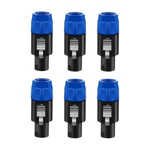 Connecteur Speakon 4 pôles 5 CORE x6 avec câble
