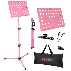 5 Core Pupitre musique pliable ajustable avec clip