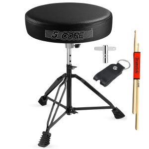 Tabouret batterie 5 Core, 3po rembourrage, hauteur ajustable