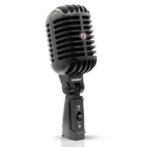 Microphone vintage 5 Core XLR dynamique professionnel noir