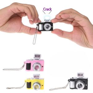 3 mini caméras LED avec porte-clés pour poupées