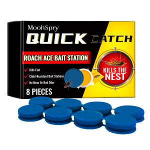8 Pièces appât gel anti-cafards tueur blattes