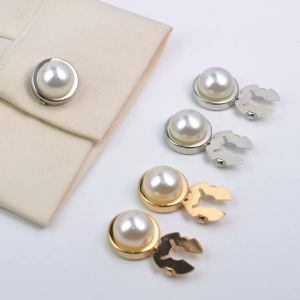 Couvre-boutons strass luxe pince chemise bouton manchette