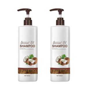 Shampooing Huile Coco Nourrissant Nettoyage Profond Lisse
