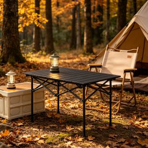 Table camping carbone 95cm - Pliable ultraléger