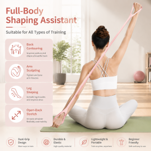 Bande résistance silicone 8 yoga fitness