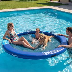 Hamac flottant 8FT anneau eau piscine lacs océans dock