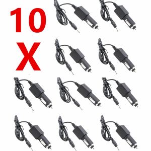 10x Adaptateur chargeur voiture 12V DC pour lampe frontale
