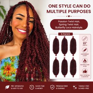 Cheveux Twist Afro 22 Po Ressort Doux Tresses Crochet