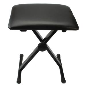 Banc piano ajustable noir