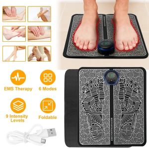 Tapis massage pied EMS électrostimulateur rechargeable