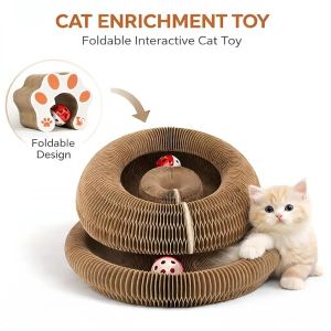 Jouet chat Kitty Curls accordéon grattoir 2pcs