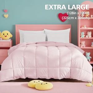 Couette rose doux toutes saisons lavable machine cadeau