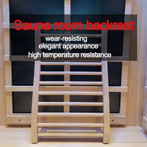 Hemlock dossier sauna bâton rond