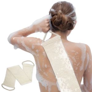 Exfoliant fibre bambou beige nettoyage en profondeur