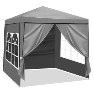 Tente de fête portable 6,5x6,5pi, 4 côtés