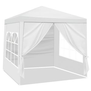Tente party portable 6,5x6,5 pi, 4 côtés