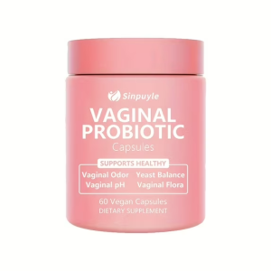 Probiotique vaginal féminin, équilibre pH, 60 capsules vegan